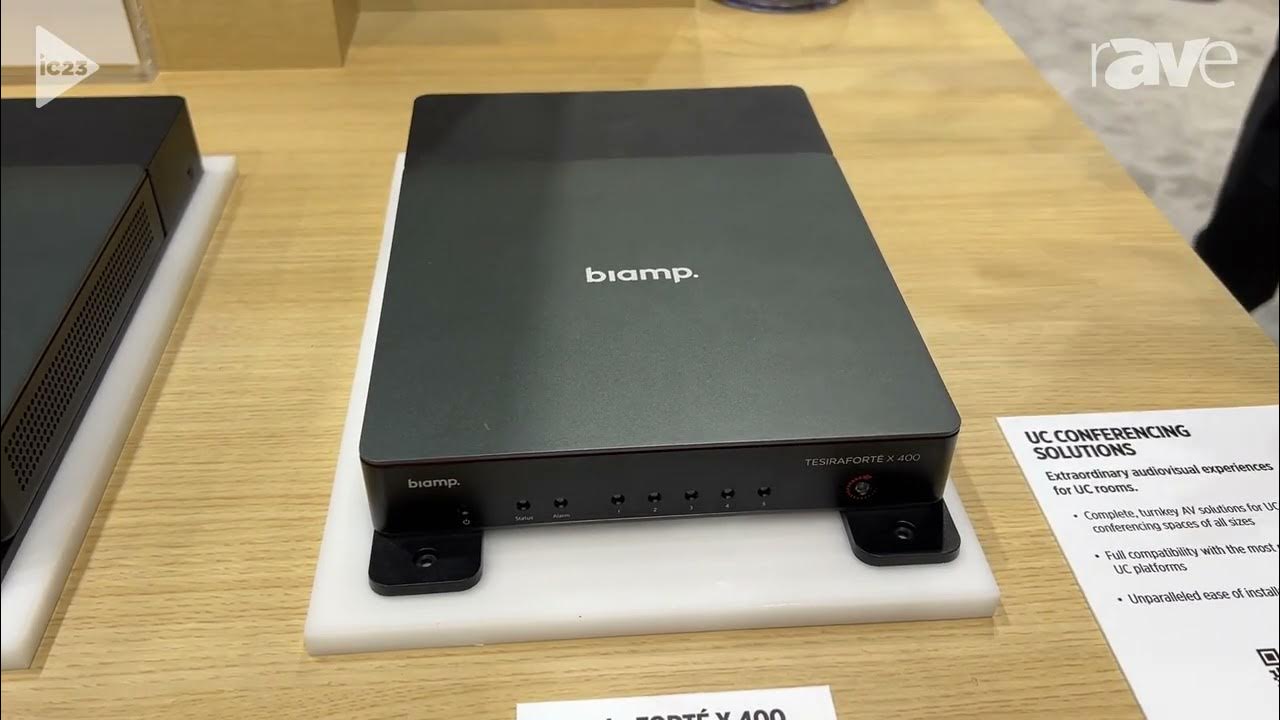 2023 Biamp Highlights AI Noise Reduction in TesiraFORTÉ X 400