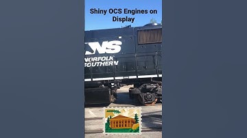 Very Shiny OCS Engines idling         #BNSF #NS