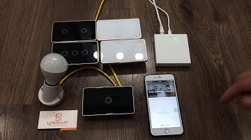 #2| LUTASMART.VN - Kết Nối Công Tắc Zigbee Viền Nhôm App Smart Life