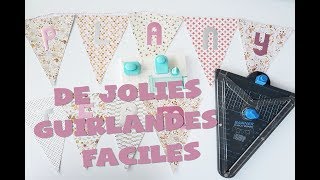 Comment faire de jolies guirlandes avec des Punch Boards?