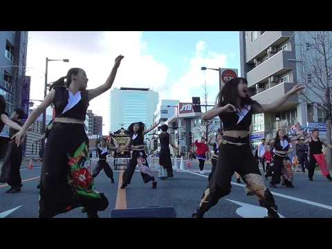襲雷舞踊団　『わっしょい』　2018.01.01　高崎だるま市