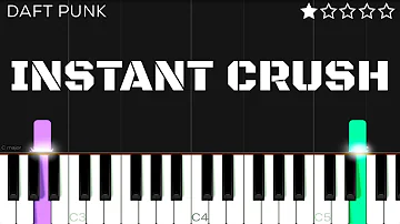Daft Punk - Instant Crush ft. Julian Casablancas | EASY Piano Tutorial
