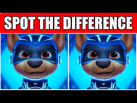 PAW Patrol The Mighty 😝 [Spot the difference] Can you find the differences?
