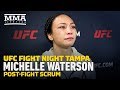 UFC Tampa: Michelle Waterson Fights Back Tears After Loss to Joanna Jedrzejczyk - MMA Fighting