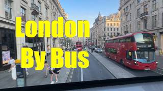 London Bus 139 Ride POV: Baker Street to Waterloo Bridge (Upper Deck View) - Route 139