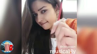 Nandini Serial (Ganga) Nithya Ram Cute Dubsmash COllection's @ Dubsmash Tamil New Version ||