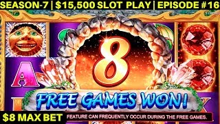 Volcanic Rock Fire Slot Machine $8 Max Bet Bonus | SEASON-7 | EPISODE #16 screenshot 4