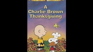 Opening To A Charlie Brown Thanksgiving 1994 Vhs 1996 Reprint