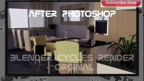 Photorealistic Architecture Visualisation with Blender cycles and Photoshop