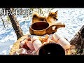 Дикая кухня - СТРОГАНИНА ИЗ РЫБЫ | BUSHCRAFT COOKING - FROZEN FISH