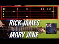 Rick James - Mary Jane Bass Cover (With Tab)