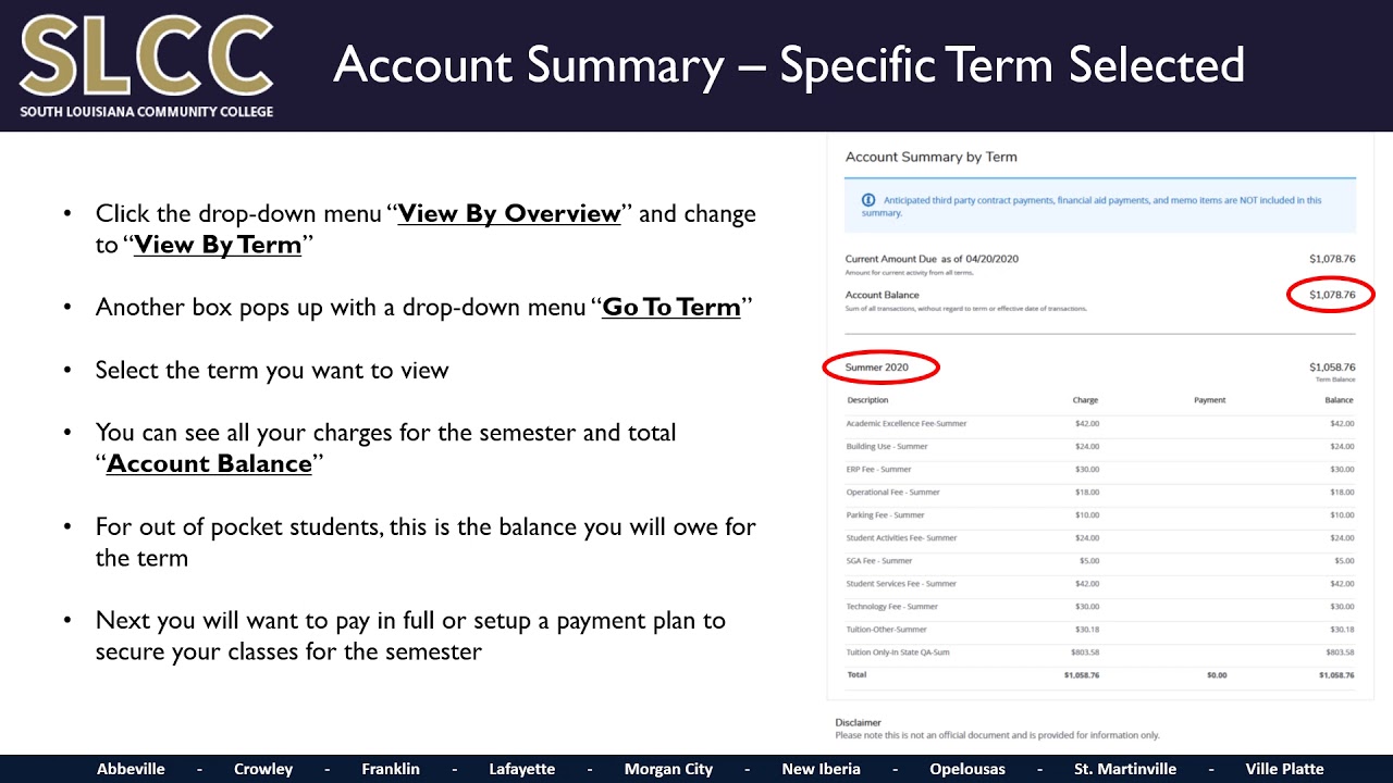Student Accounts Checking Account Balance - YouTube