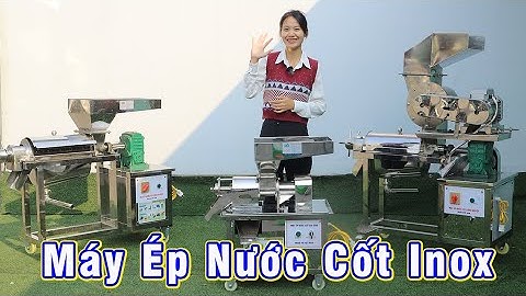 Các Loại Máy Ép Nước Cốt Inox Có Sẵn Tại Bình Quân