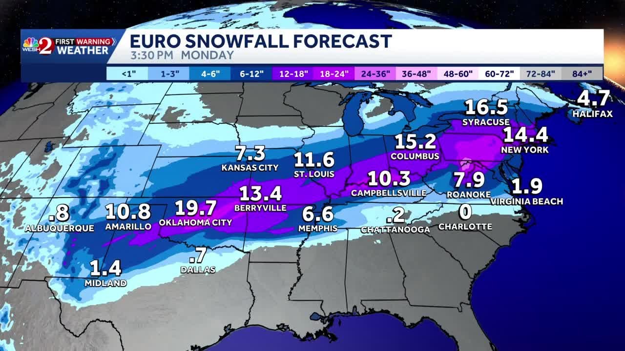 Major ice storm threatens US with dangerous subfreezing temps | See Florida impacts
