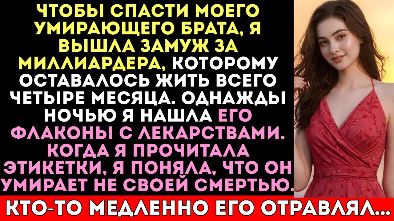 ЧТОБЫ СПАСТИ МОЕГО умирающего брата, я вышла замуж за миллиардера, которому оставалось жить #viral