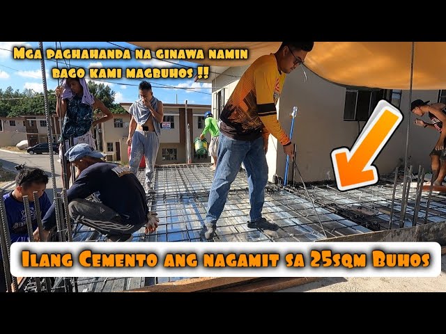 Ilang Cemento ang nagamit sa 25sqm Slab Buhos class=