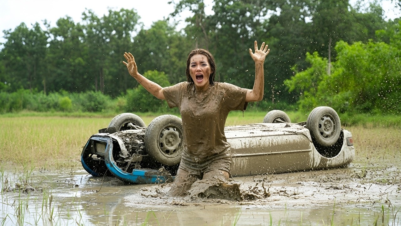 Genius Girl Restores a Flood-Damaged Car – Can She Bring It Back to Life?