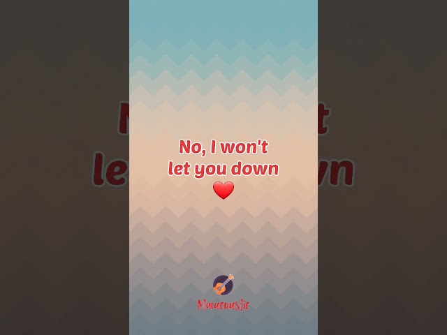 I Won't Let You Down 🎶 - Westlife class=