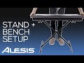 کیبورد قابل حمل Alesis راه اندازی پایه نیمکت و لوازم جانبی کیبورد قابل حمل Alesis راه اندازی پایه نیمکت و لوازم جانبی