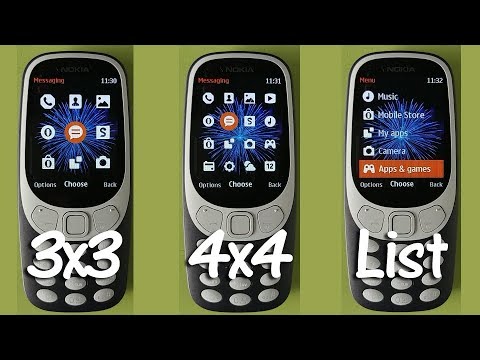 فيديو: كيفية تغيير عرض القائمة في Nokia