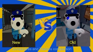 PIGGY [BOOK 2] HEIST NEW POLEY VS OLD POLEY JUMPSCARE AND THEMES (COMPARISON)