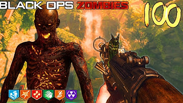 BLACK OPS 1 ZOMBIES - "SHANGRI-LA" ROUND 100 SOLO! (ROUND 100 ON ALL BLACK OPS 1 MAP CHALLENGE!)