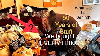 50 years of stuff & everything was left behind! We bought it all! What will we find?!?