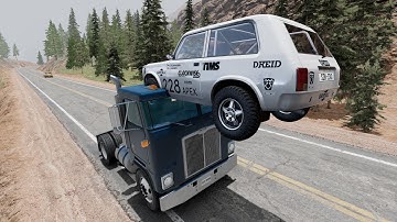 Realistic High-Speed Car Crashes in BeamNG.drive #26 |CRASHXTREME | Ultra Detailed Crash Compilation