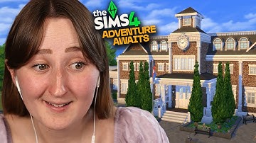 I built a BOARDING SCHOOL in The Sims 4