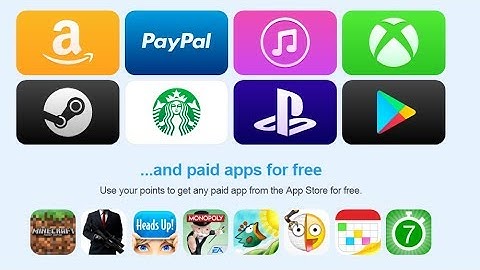 Get rewards gift cards for downloading apps to your phone feature points