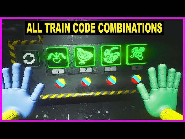 Poppy Playtime: Chapter 2 - Train Code Pieces Locations