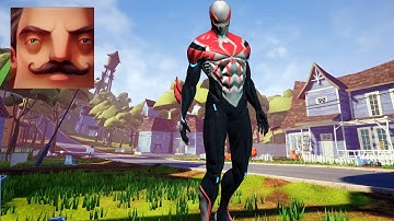Hello Neighbor - My New Neighbor Spider-Man 2099 Act 2 Gameplay Walkthrough