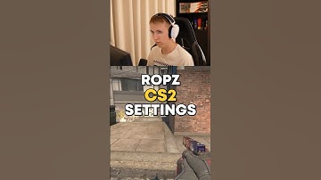 Ropz Reveals his CS2 Settings #cs2 #shorts