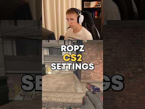 Ropz Reveals his CS2 Settings #cs2 #shorts