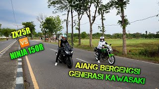 ZX25R 4CYLINDER 🆚 NINJA 150R 2TAK