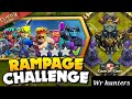 Clash of clan latest event attack best way to score 100%||RAMPAGE CHALLANGE 2025 THREE STARS