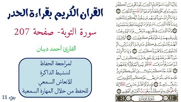 سورة التوبة صفحة 207 - احمد ديبان