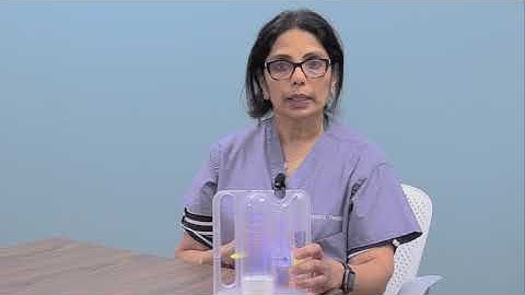Incentive Spirometer Demonstration