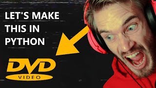 LET'S MAKE BOUNCING DVD LOGO IN PYTHON || PYTHON TUTORIALS IN HINDI