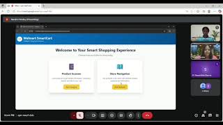 Team TechBees | Walmart Sparkathon 2025 Idea Presentation | Smart Trolley