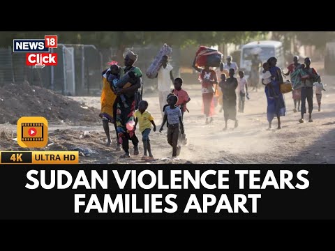 Sudanese Man Reunites With Family After Fleeing War Torn Al Fashir Sudan War 4K Video N18G