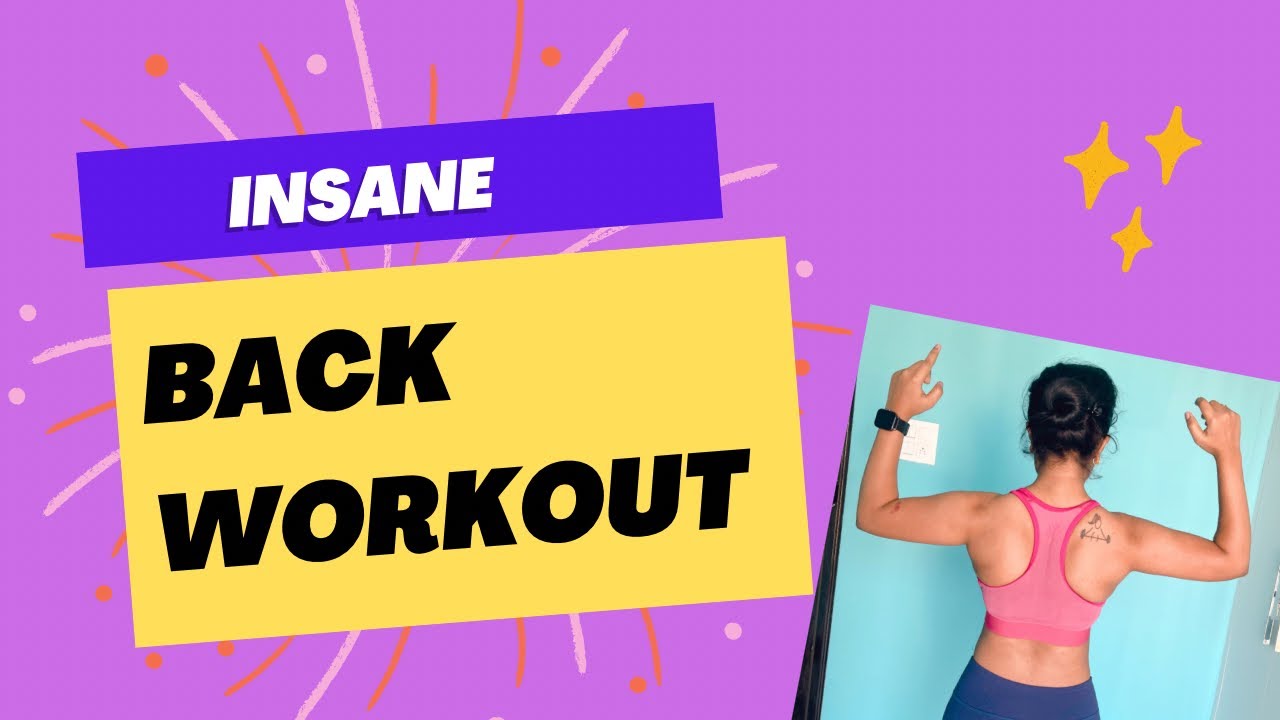 Insance Back workout | Preeti Khushalani