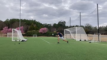 Video Analysis timed 10-yard Sprint example