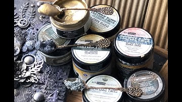 Mixed Media Minutes with Finnabair - Finnabair Texture and Effect Pastes - FB Live