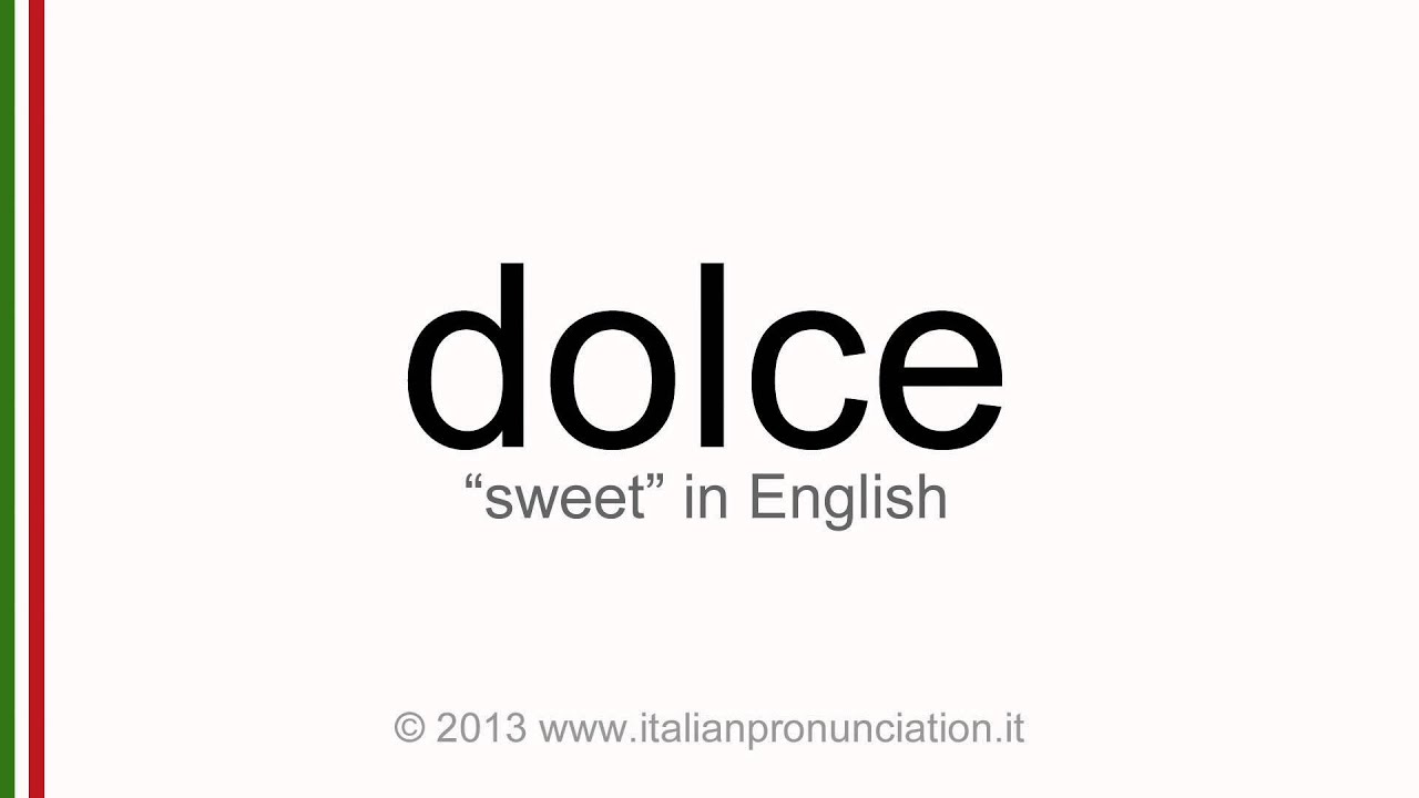 dolce and gabbana italian pronunciation