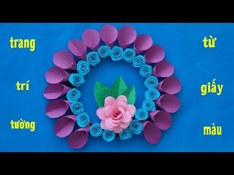 Video Đồ trang trí tường độc đáo - Làm đồ trang trí tường từ... - youtube