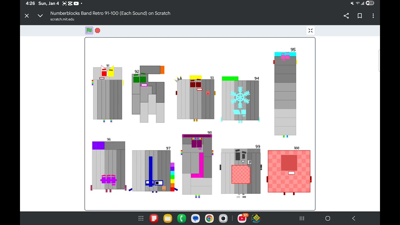 WEIRDBLOCKS BAND RETRO 91-100 