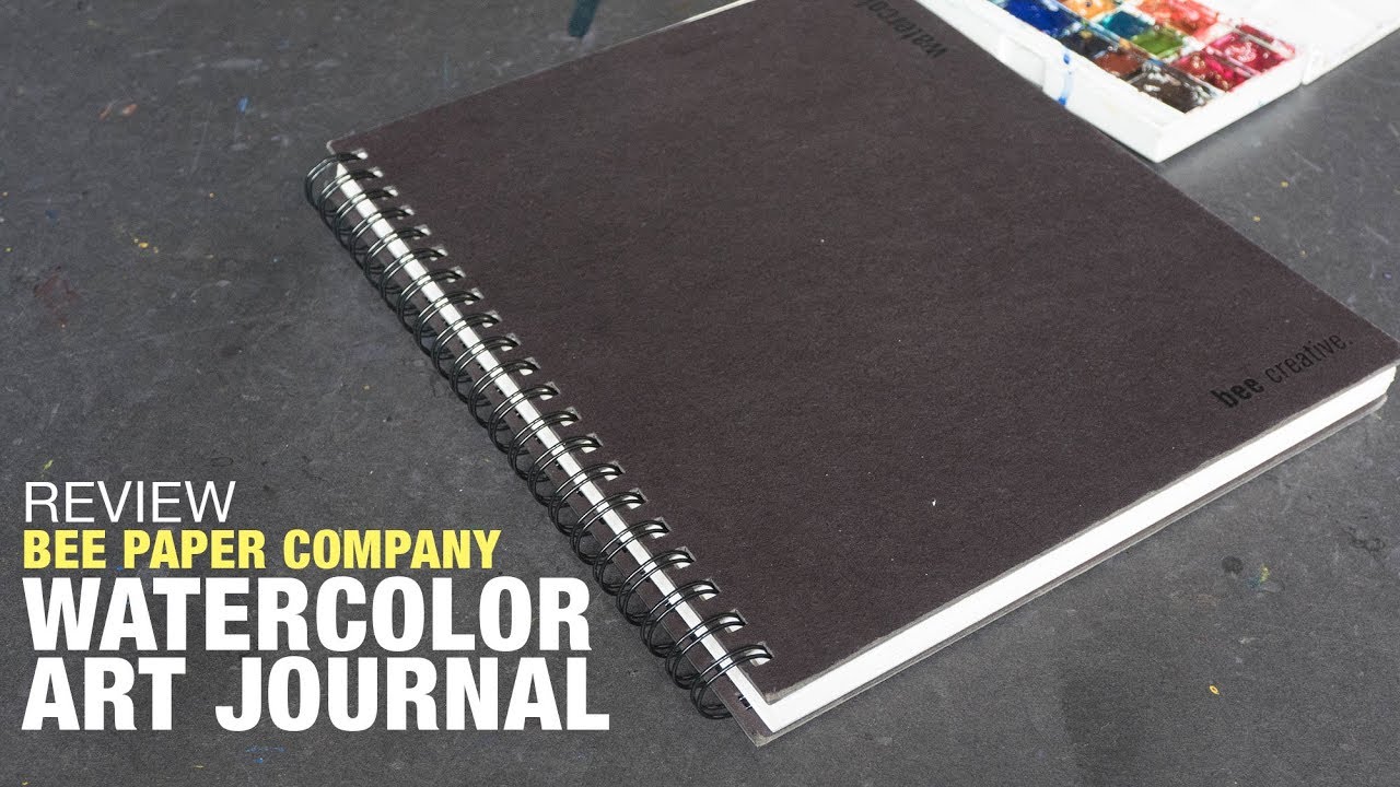 Review: Watercolor Journal From Bee Paper Company - Youtube