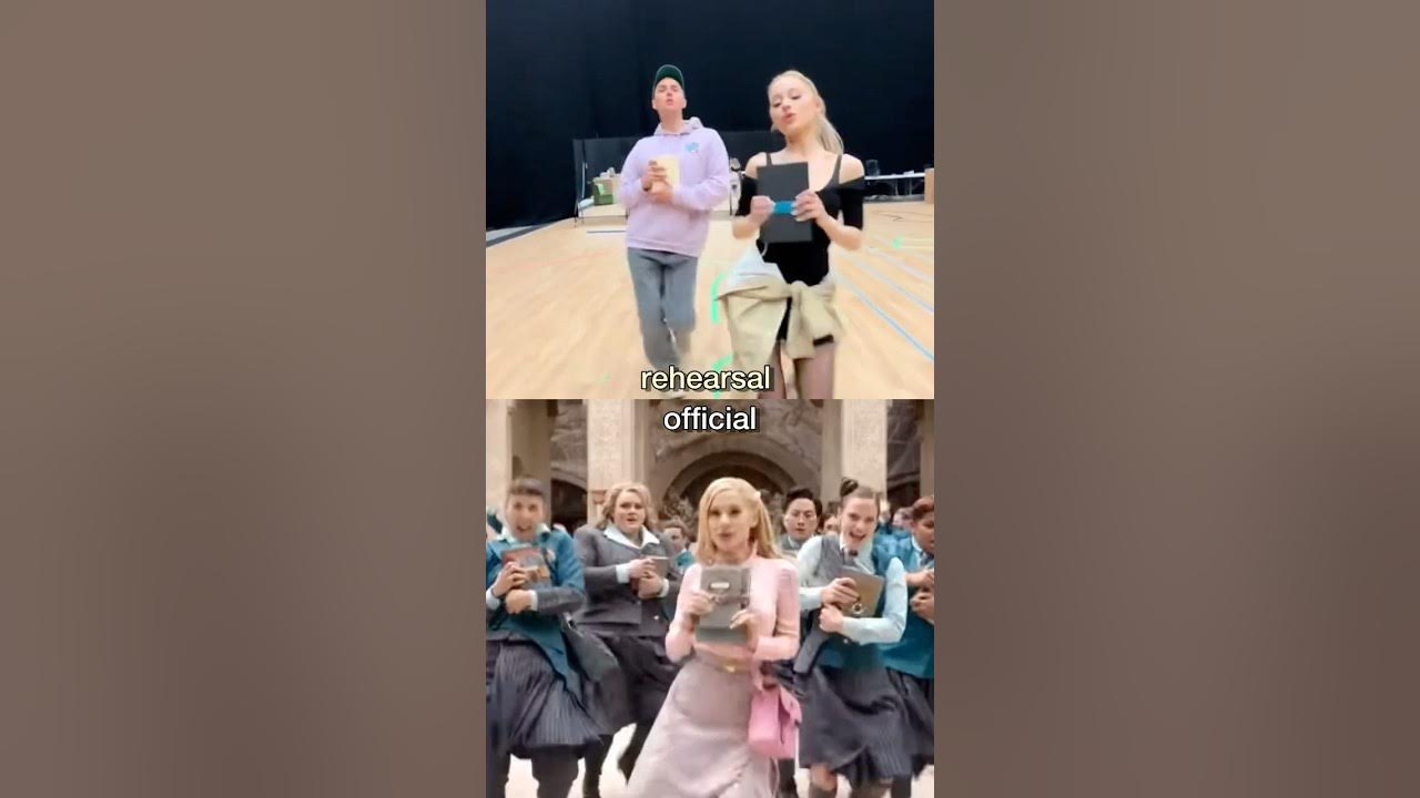 Ariana Grande rehearsal for What Is This Feeling for Wicked movie Ariana Grande rehearsal for What Is This Feeling for Wicked movie