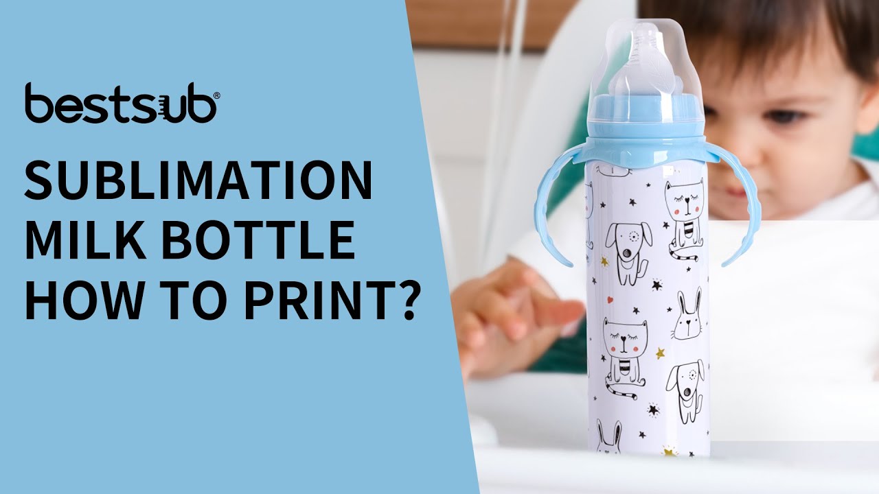 Sublimation Milk Bottle  How to Sublimate a Stainless Steel Milk Bottle  with Sublimation Oven? 